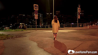 Casual walk turns into fucking in public