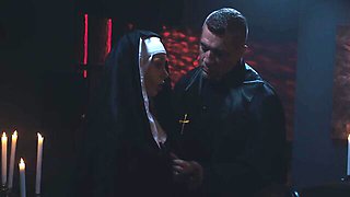 Kyoko and Steve Q's nuns action by Freeze