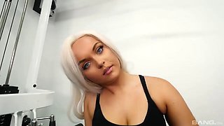 Gym Interracial POV Compilation Features Big Tits Blonde Shelby Paris, Big Butt Redhead Zoey Monroe