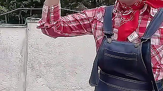 Perv Grandma Hires Young Gardener and Ends up Fucking Him Hard in the Ass