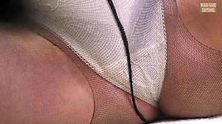 Silken Desire. the Mature Allure Between Pantyhose and Bare Skin. Part6