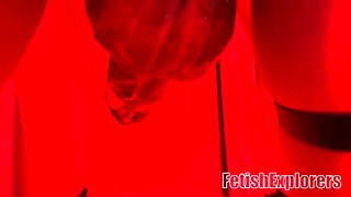 Plastic Panties Amateur Femdom: Spanked and Golden Shower Humiliation for Slave Husband