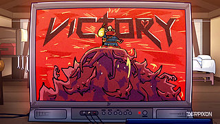 Gamer Girl Fucked Hardcore Cummed Inside. Derpixon