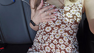 I was driving to work in a taxi and decided to masturbate my pussy. (P1)