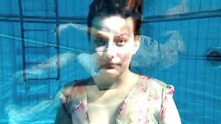 Pure underwater erotica with young teens exploring the depths