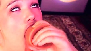 Russian Babe DEEP Throat