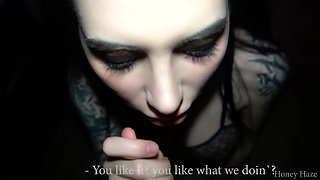 Red Eyes Stepsister Blows My Mind and Cock. Honey Haze