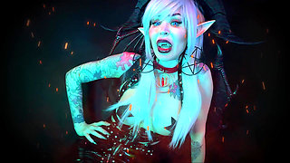 Hell's Toilet Training with Demoness Baal - Chastity, Caviar Edition