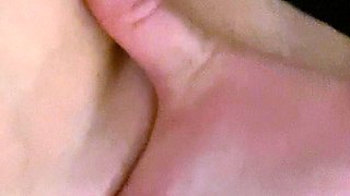 Pulled amateurs close up car sex