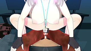 Blue Archive - Top Student Nonomi Pleases Sensei - 3D Hentai Animations