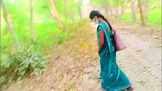Desi Village Bhabhi RadhaDevi Hardcore Fuck in Jungle - Indian Aunty Sex