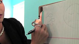 A nylon and foot fetish