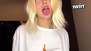 Hardcore smashing of funny 18-year-old cherry babe!