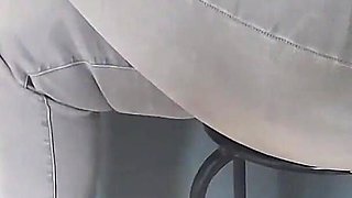 Toe Tapping in Thight Jeans