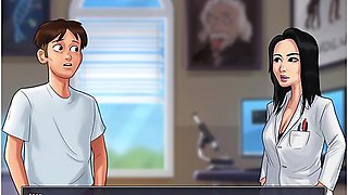 Milf Teacher Inspects Students Cock Because Its So Big With Car Toon