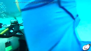 Supergirl Fucked Hard by Horny Octopus - Big Clit MILF Solo Underwater Sex