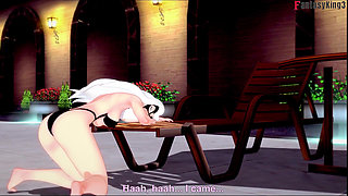 Felicia Hardy (Black Cat) bikini POV sex - Marvel