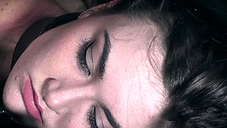 Gaping ass fetish toying from clit pumped anal booty slut