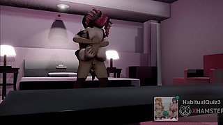 Teto san and French Smooching Bento three dimensional anime porn hookup plow rock hard fuck stick mmd r18 bang-out ahegao butt sex jizm guzzle