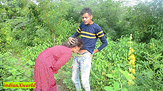 Dating Sex in Jungle with New Girlfriend! Indian Outdoor Sex