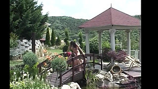 Exotic Brunette Outdoor Hard Fucked by a Big Hard Cock Loving Fresh Pussy