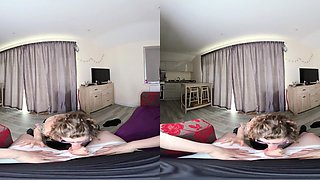 Wonderful fat mom VR amazing porn video