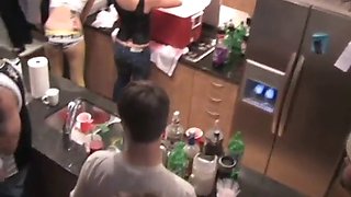 Student fucks at party with teen riding