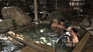 amateur asian gives a blowjob