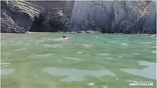 She Made Me Cum In Less Than A Min At The Public Beach