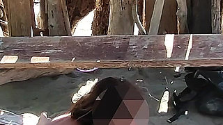 French MILF Handjob Amateur on Nude Beach Public in Greece to Stranger with Cumshot