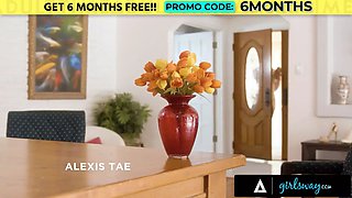 Girlsway - petite Alexis Tae’s Pussy Eating pitch makes Bella Rolland writhe in office trib festival