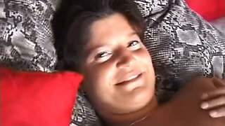 Short hair brunette blows big cock at the casting