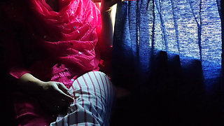 Girl Changes Clothes in a Running Bus