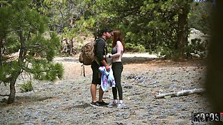 Natural Habitats Dogging - Outdoor hardcore with gorgeous redhead Pepper Hart