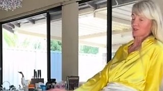 Amateur French blonde in lingerie getting sodomized