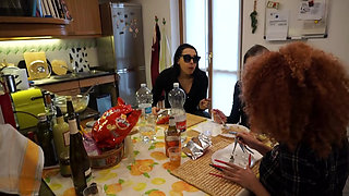 Lunch Humiliation Submissive Slave Eats off Floor