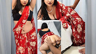 Desi aunty saree sex with big cock doggy style fuck