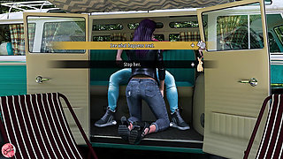 Goth girl pays off debt with a great blowjob on a huge cock and swallows my cum - Jazziuu