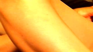 Blonde is flashing her big boobs in the outdoors