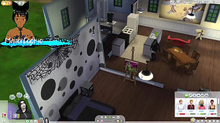 Sims 4 - Going on Dates, Random Threesome and Getting a Job