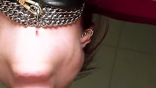 Slave in the Closet?! Submissive Couple Slut Fucked Hard!