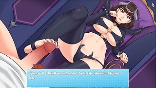 My step sister gives me a footjob while doing chores in the mansion