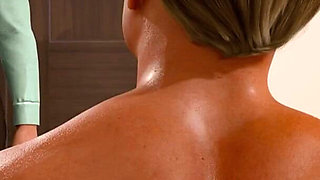 Horny Strongman Dominated a Beautiful Wife in Front of Cuckold Hubby