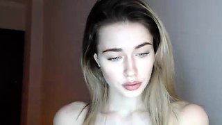 Blonde teen Sierras first erotic masturbation video