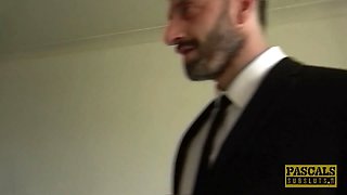 Fatty uk submissive disciplined in cruel xxx game