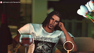 3D Porn - Rough sex at a party, part 2