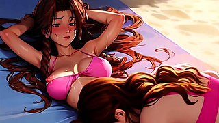 Lactating Lesbians Breastfeed Each Other In Public In Spicy Toons: Milky Milfs Go To The Beach 2