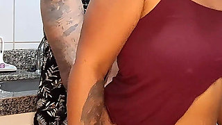 Slutty Pajama Wife Takes Cock and Swallows Warm Milk