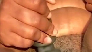 Stimulating My Clit with Powerful Wand Vibrator Cumming Hard