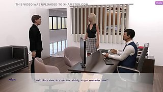 Stepbrother Catches Wife Melody's Cleavage - Amateur Blonde MILF Nude Scene